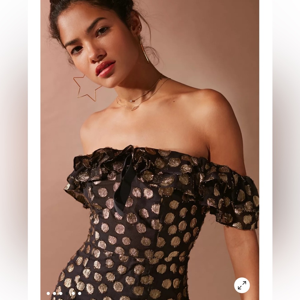 For Love & Lemons Lottie Ruffle Mini Dress - Picture 3 of 9